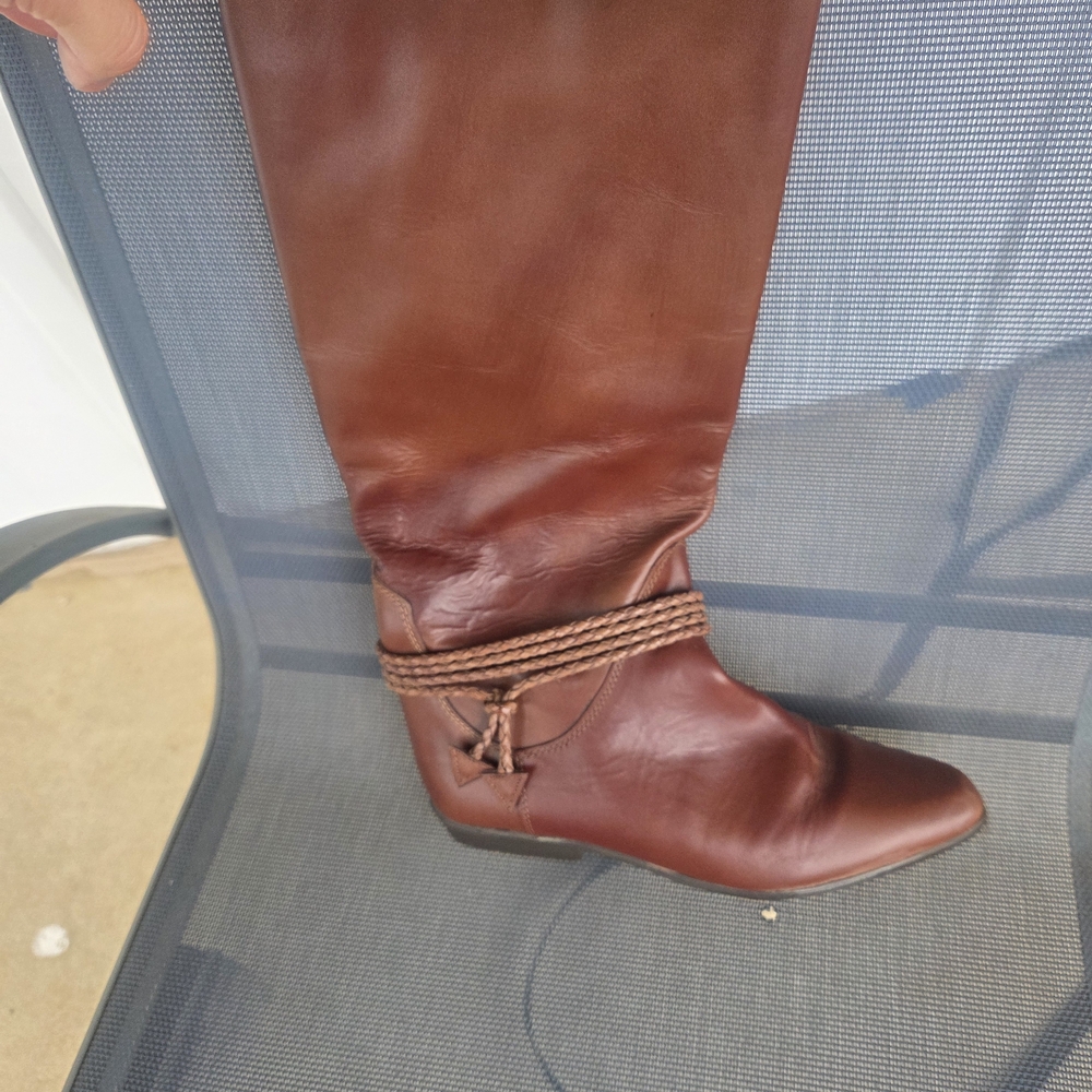 Brown Leather Women's Boots